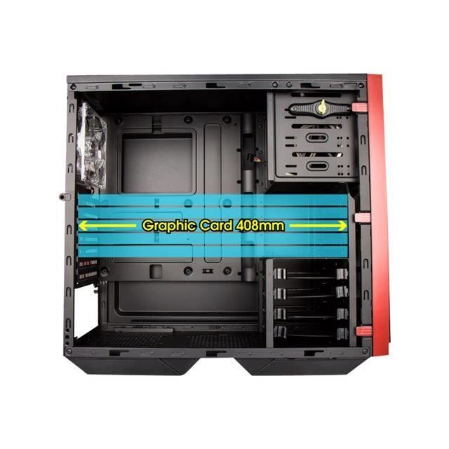 In Win 503 Boitier Moyen Tour Noir Sans Aliment Prix Pas Cher Cdiscount