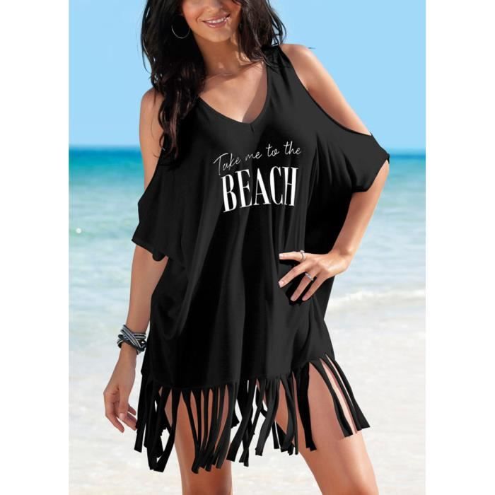 robe coton plage