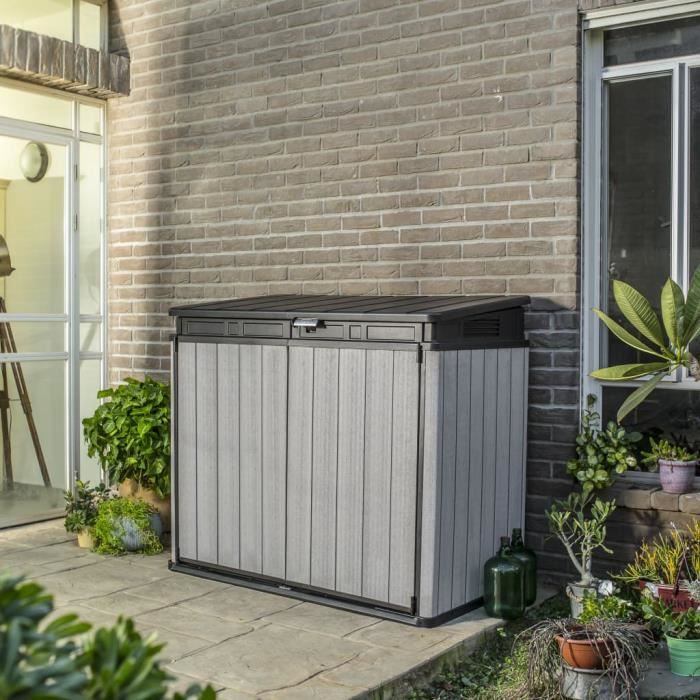 Keter Abri De Poubelle A Roulettes Elite Store 1200 L Achat Vente Poubelle Corbeille Keter Abri De Poubelle A Roule Cdiscount