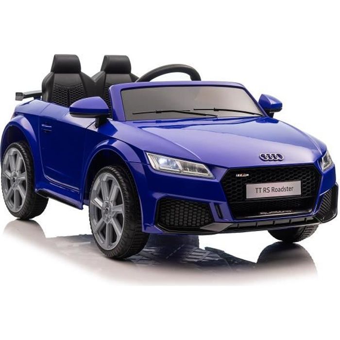 Voiture Électrique Audi TTRS - LALAHO - 12V - 4.5 Ah - Télécommande 2.4G - 2 Moteur - MP3 - USB - TF - Bleu