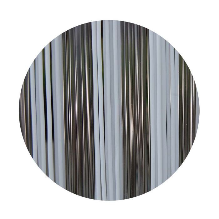 Rideau à Lanières PVC Pour Niche à Chien – Transparent, Isolant, 3,6 M X 20 Cm (avec 2 Barres Métalliques)