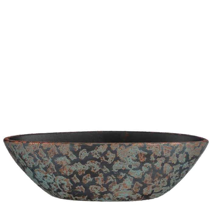 Pot à Fleurs En Cuivre 1000 Ml - Pour Intérieur Et Extérieur, Design Élégant, Dimensions 26,5x11,5x12,5 Cm