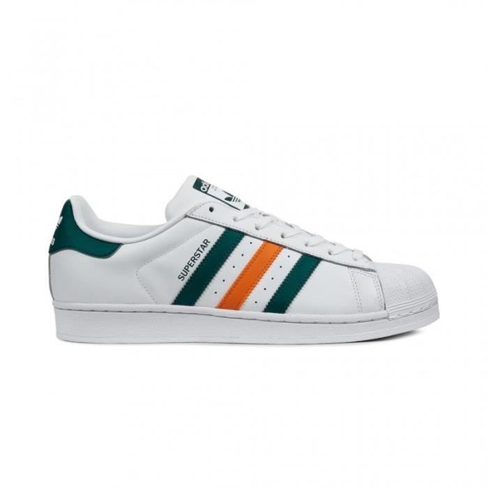 adidas superstar blanche et verte