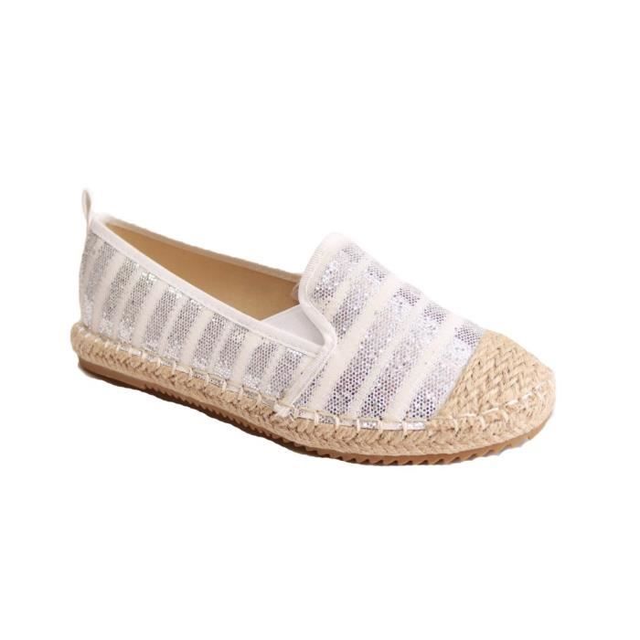 espadrille paillette femme