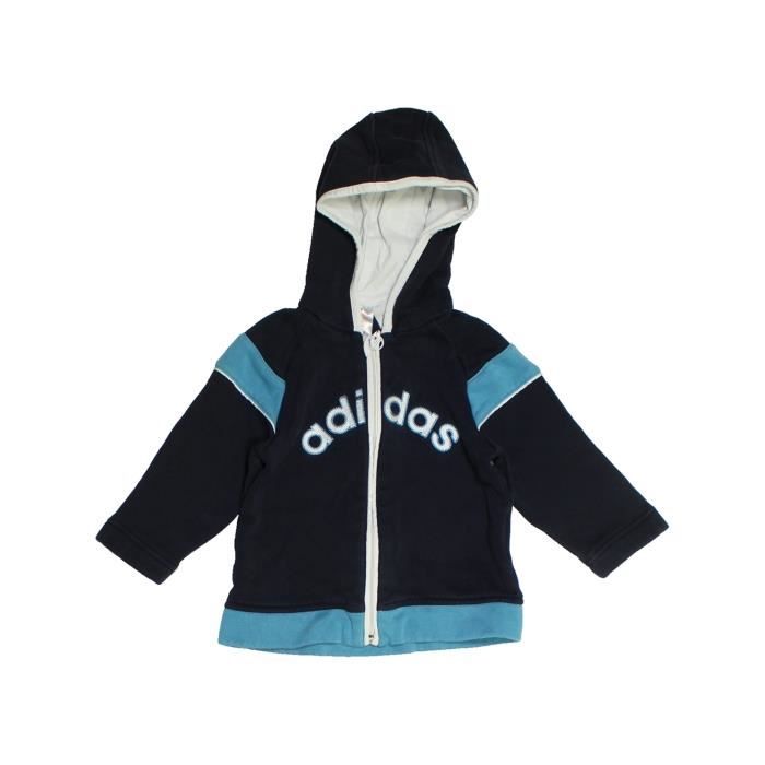 Gilet Bebe Garcon Adidas 18 Mois Noir Hiver Vetement Bebe Noir Cdiscount Pret A Porter