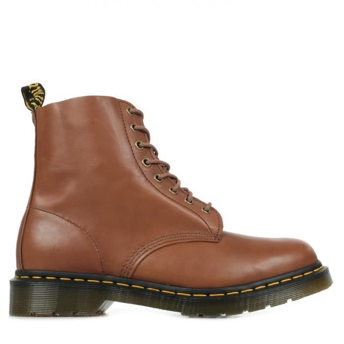 Boots Dr Martens 1460 Pascal Saddle tan Cdiscount Chaussures