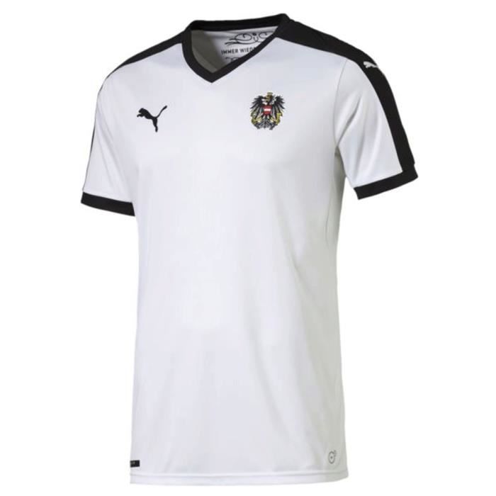 Maillot de foot Puma Homme AUTRICHE extérieur blanc - Prix ...