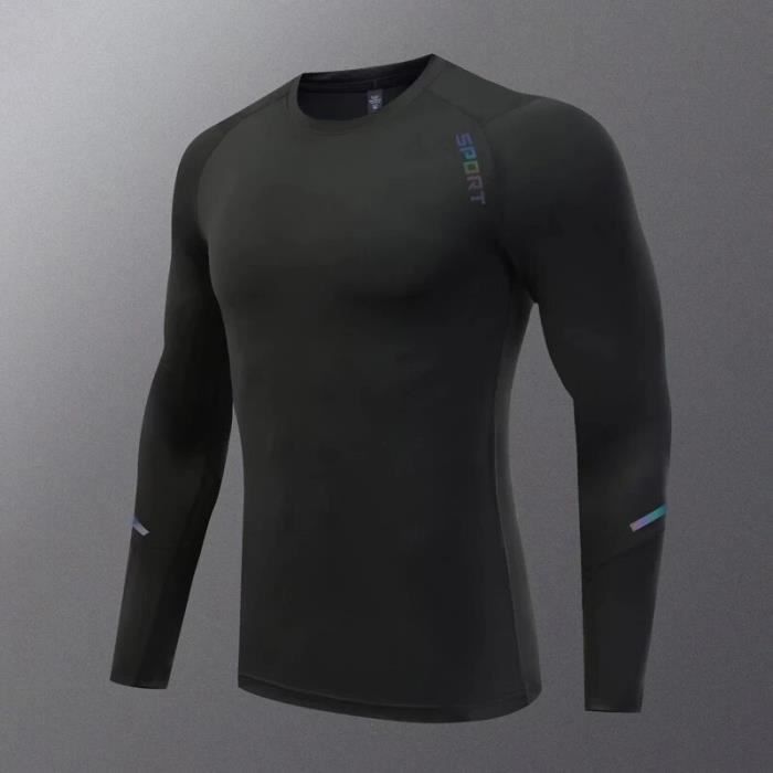 Sous-vêtement Thermique à Manches Longues Compression Base - Haut De Performance à Séchage