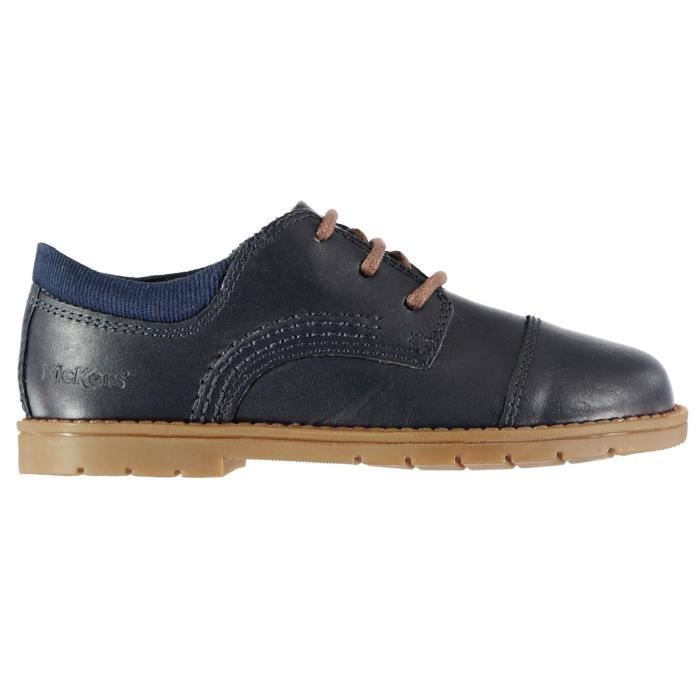 Kickers Orin Chaussures Pour Bebe Habillees Derbies Enfant Bleu Cdiscount