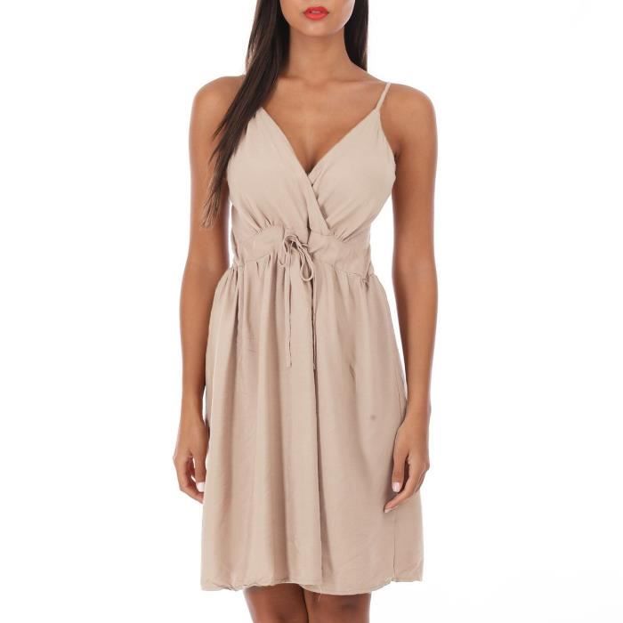 Robe col cache coeur clearance