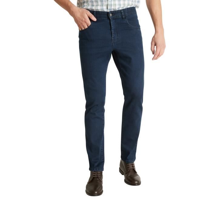 Jean spécial embonpoint élastiqué Bleu Bleu - Cdiscount Prêt-à-Porter