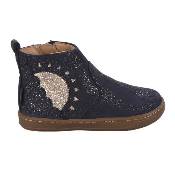 Boots fille SHOO POM Bleu marine 24 Bleu Cdiscount Chaussures