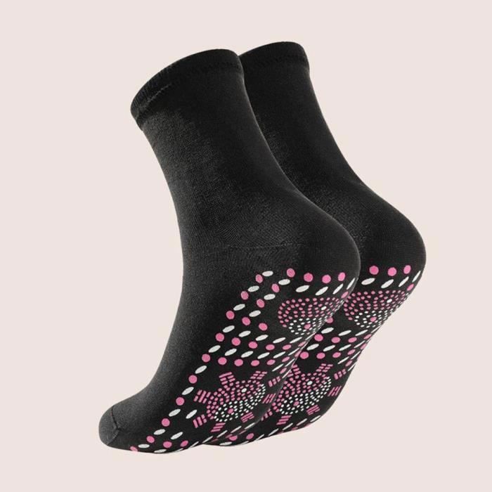 Chaussettes Auto-Chauffantes Graphene 4 Paires - Confort Et Chaleur Pour L'Hiver