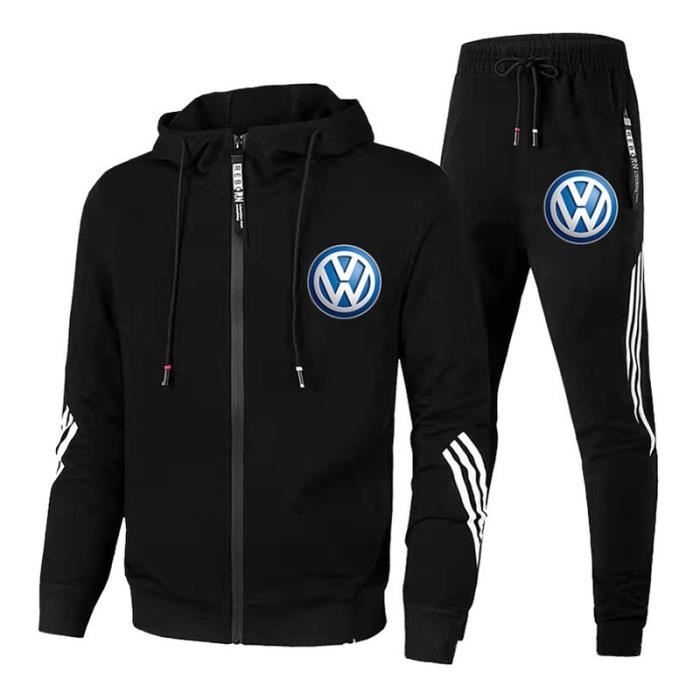 Jogging Volkswagen Survetement Homme 2 Pieces Fashion a Capuche Casual Confortable Ensemble Manches Longues Vetements Homme ZJH20324 Noir Cdiscount Pret a Porter