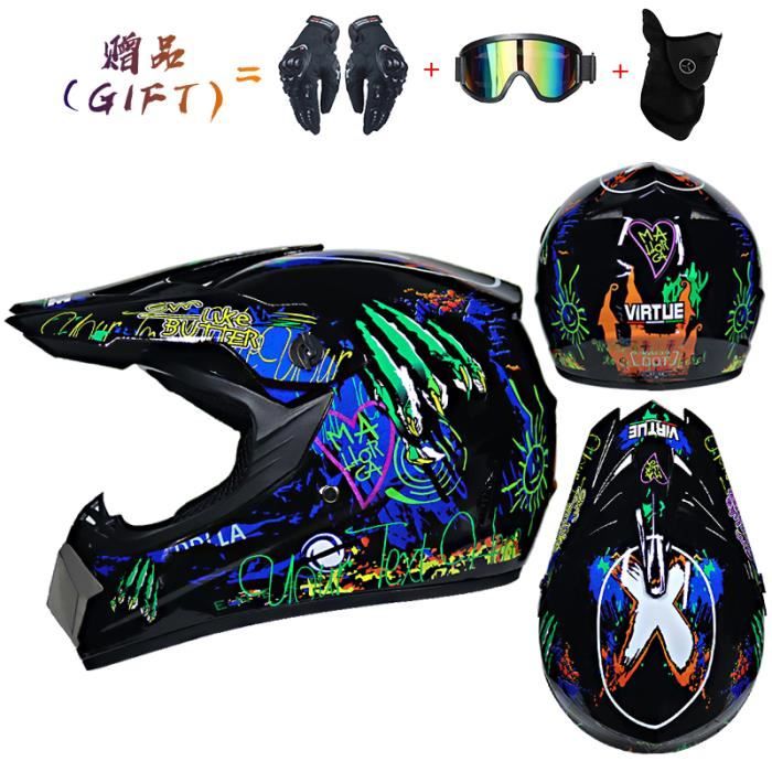 Casque Enfant KENANLAN – PPS, 670 G, Taille Réglable, Doublure EPS, Pour Vélo Et Moto, Printemps/automne/hiver