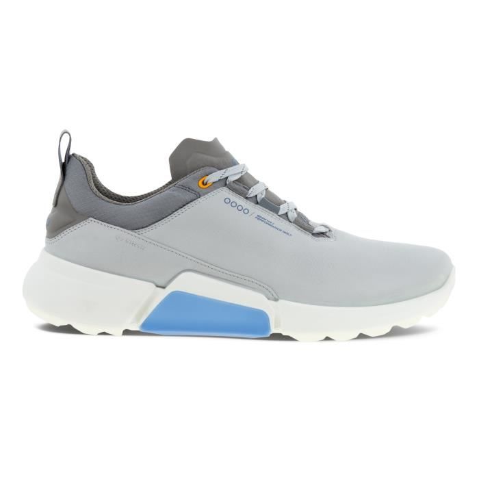 chaussures de golf de golf sans crampons ecco biom h4 - grey/white/blue - 43