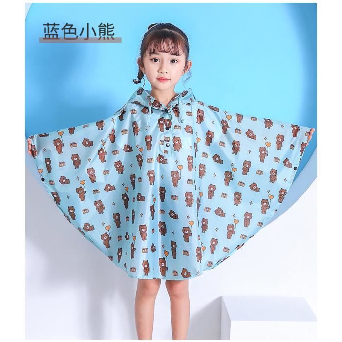 Poncho De Pluie Enfant Imperméable Et Respirant - Clarik Ltd