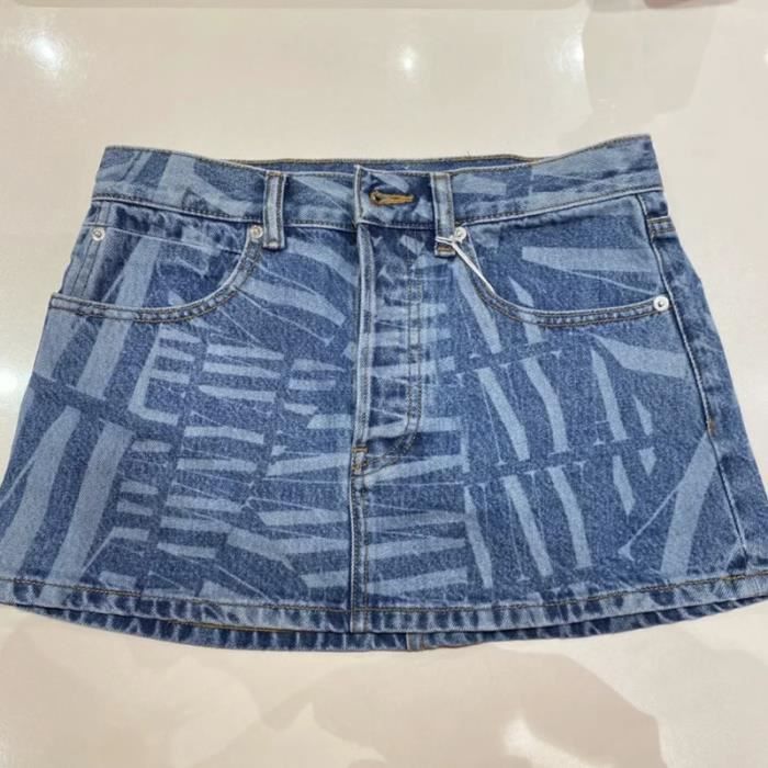 Mini-jupe En Denim Imprimé Serpent Marron Primark - Taille Haute, Taille 12/10, Neuve Avec étiquette