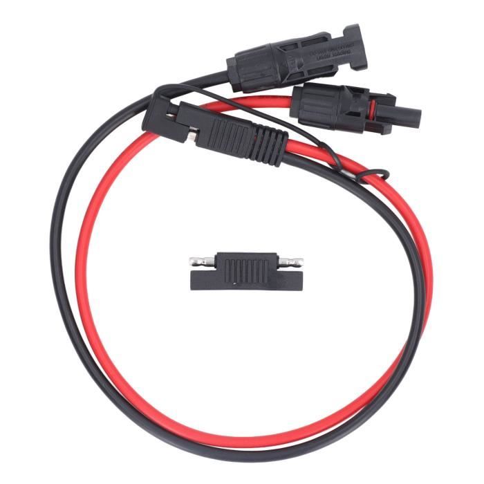 Câble D'extension Solaire, Câble Adaptateur Solaire, Adaptateur Solaire Adaptateur Solaire Dc 8 Mm Connecteur En Laiton Cable Convertisseur Repartiteur Pour Panneau Solaire 10w 200w 1000v 5a 2436134693 L