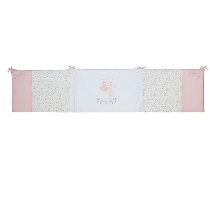 Tour de lit 40x180 cm Rose et Lili Tour de lit 40x180 cm Rose et Lili