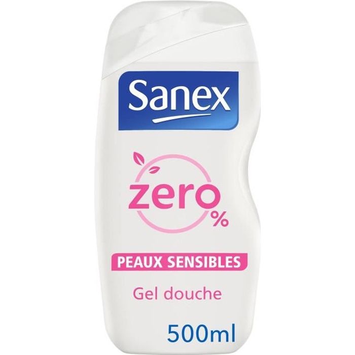 SANEX Gel douche sans savon Zéro Peaux sensibles 500 ml Cdiscount
