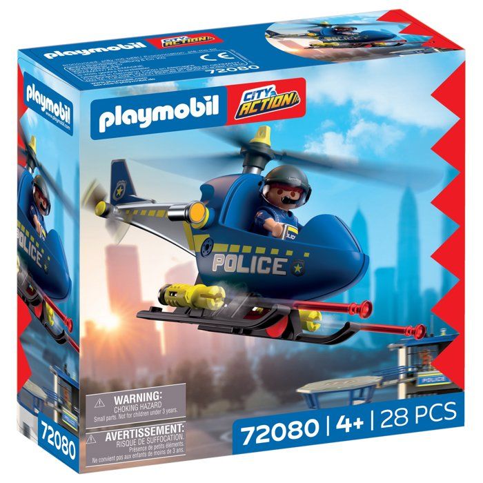 Playmobil City Action 72080 hélicoptère de police - vue 6