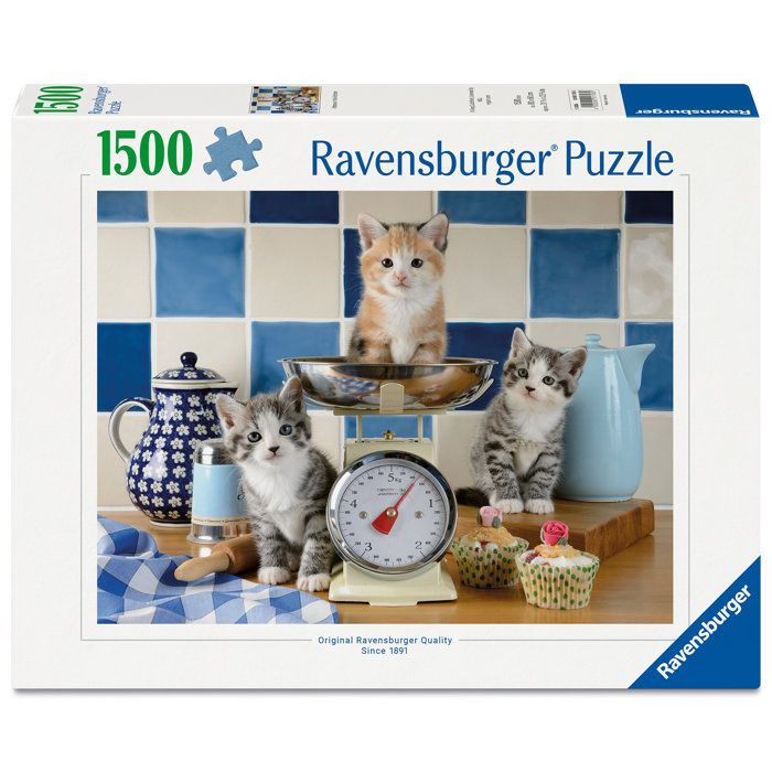 Puzzle 1500 pièces : Chatons dans la cuisine Ravensburger France
