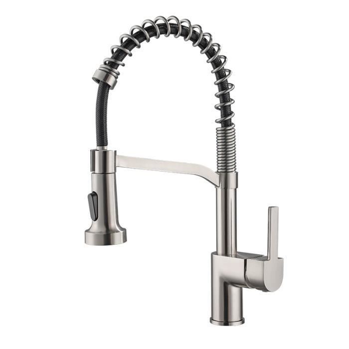 de cuisine de cuisine flexible en laiton eau chaude et