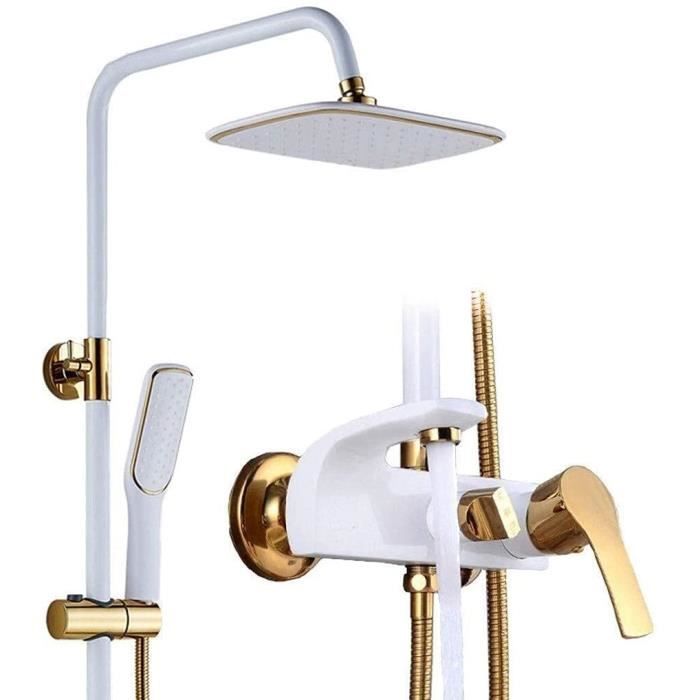 RUMOCOVO®Colonne de doucheEnsemble de de douche blanc