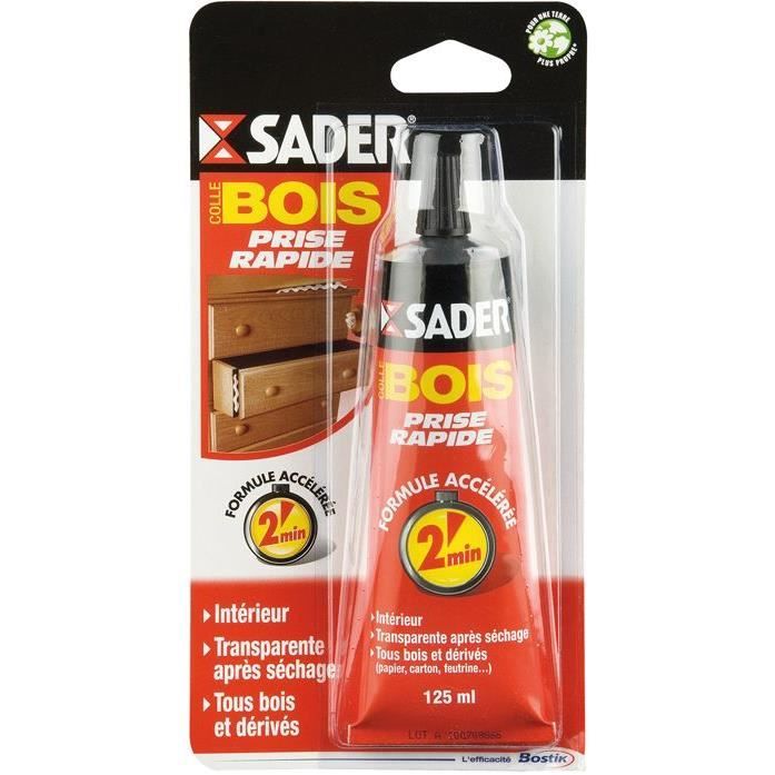 SADER Colle bois rapide - 125 ml