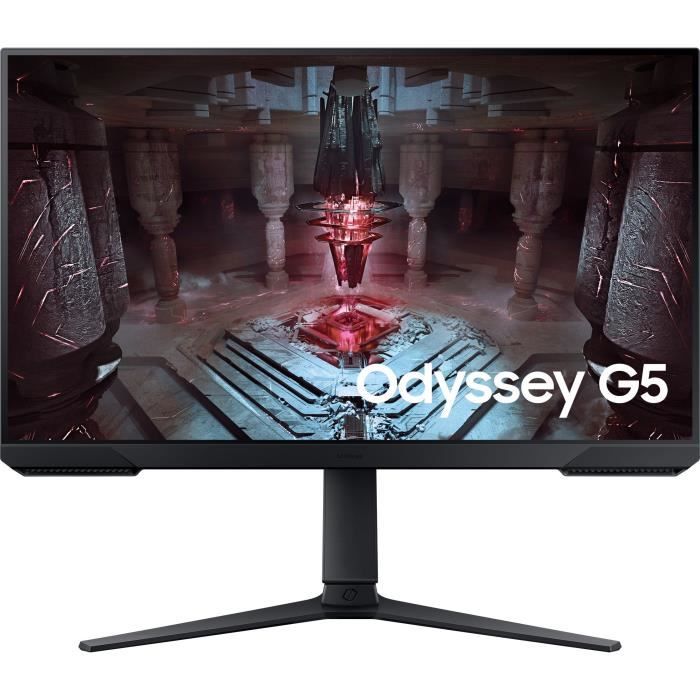 Ecran PC Gamer - SAMSUNG - ODYSSEY G5 S27CG510EU - 27 WQHD - Dalle VA - 1 ms - 165 Hz - HDMI / DP - 