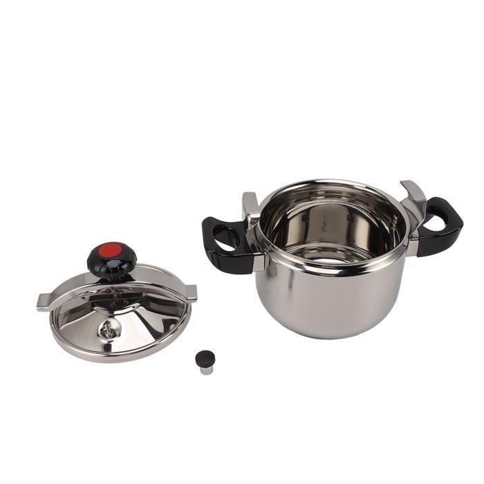 Autocuiseur Portable 3,5L Ou 5L Inox - Cuisson Rapide, Induction Compatible, Sécurisé - 12