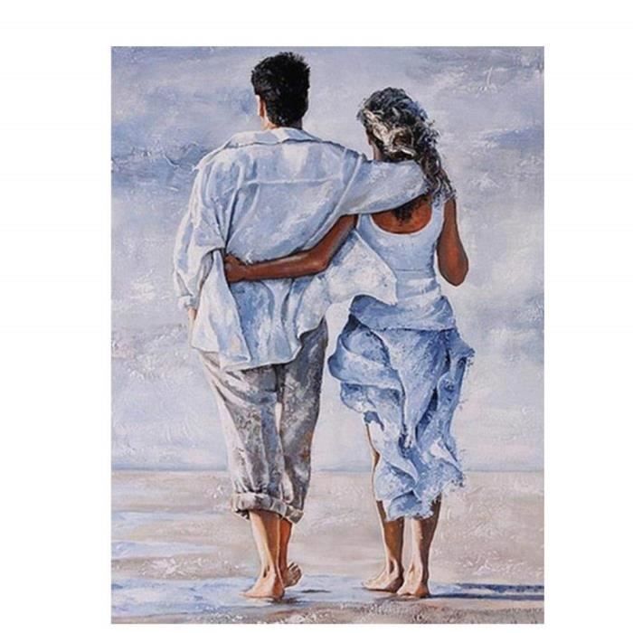 Peinture Au Diamant Nouveau 5d Diy Diamant Broderie Ensemble Couple Amoureux Blanc Diamant Peinture Pate Point De Croix Mosaiques Ar Cdiscount Beaux Arts Et Loisirs Creatifs