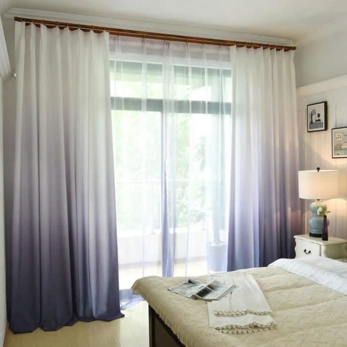 Rideaux De Panneau Moderne Double Voile Rideau Pour Chambre A Coucher Salon Rideau Lin Texture Rideaux Cantonnieres Semi Voile Achat Vente Rideau Soldes Sur Cdiscount Des Le 20 Janvier Cdiscount