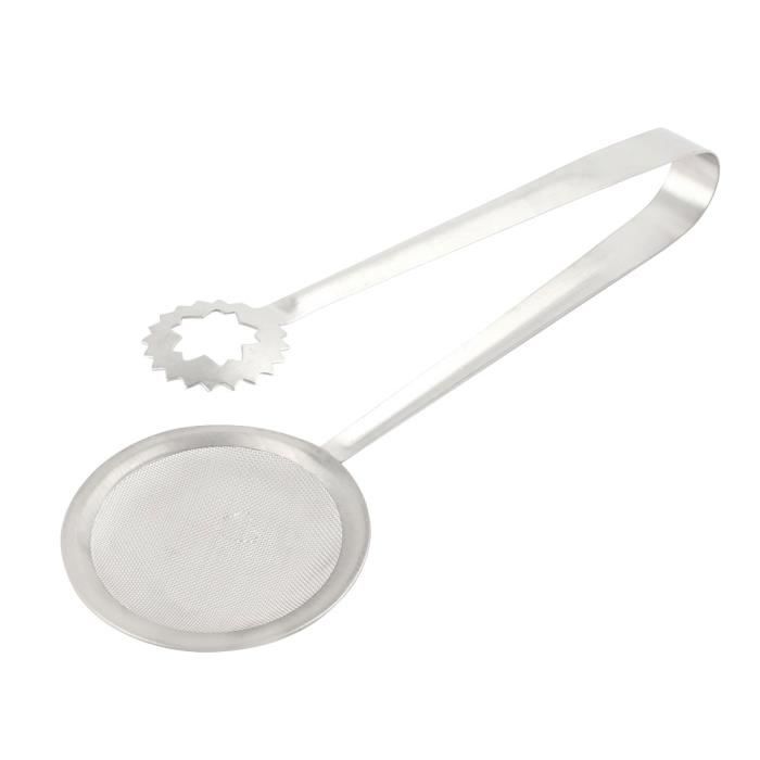 2 dans 1 Métal Mesh Passoire Cuillère À Huile-Friture Filtre Cuillère