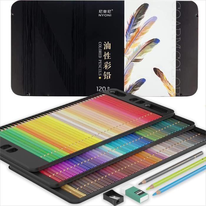 Vozuna 520 Crayons De Couleur - Ensemble Artistique - Numérotés - Pour Enfants Et Adultes - Coloration