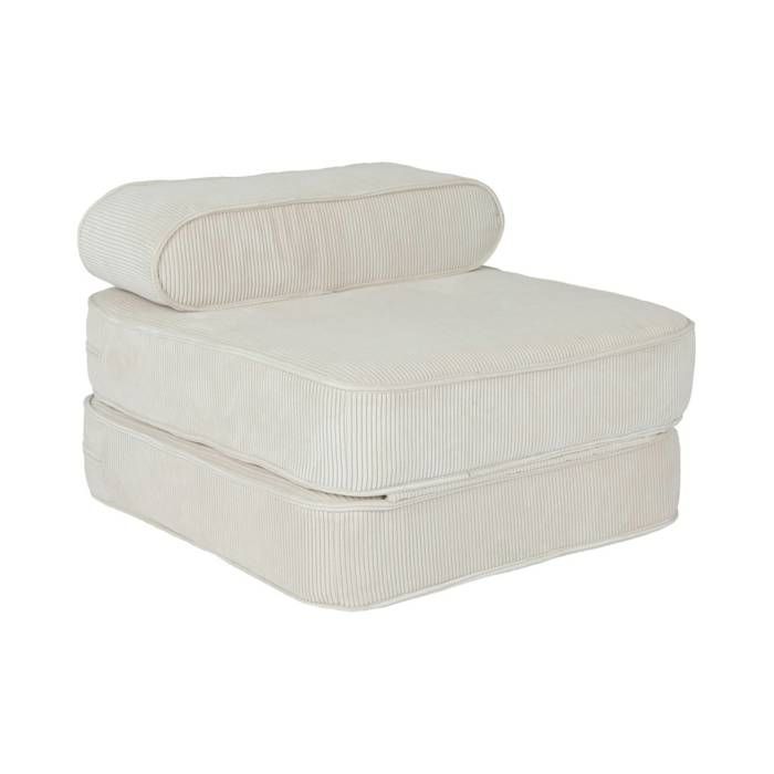 sweeek - Fauteuil enfant velours côtelé dépliable IMANI sweeek - Fauteuil enfant velours côtelé dépliable IMANI