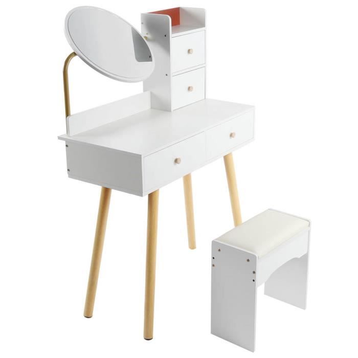 Coiffeuse Avec Chaise Nishano Miroir Sur Pied Longueur Complète Coiffeuse Avec Chaise Nishano Miroir Sur Pied Longueur Complète