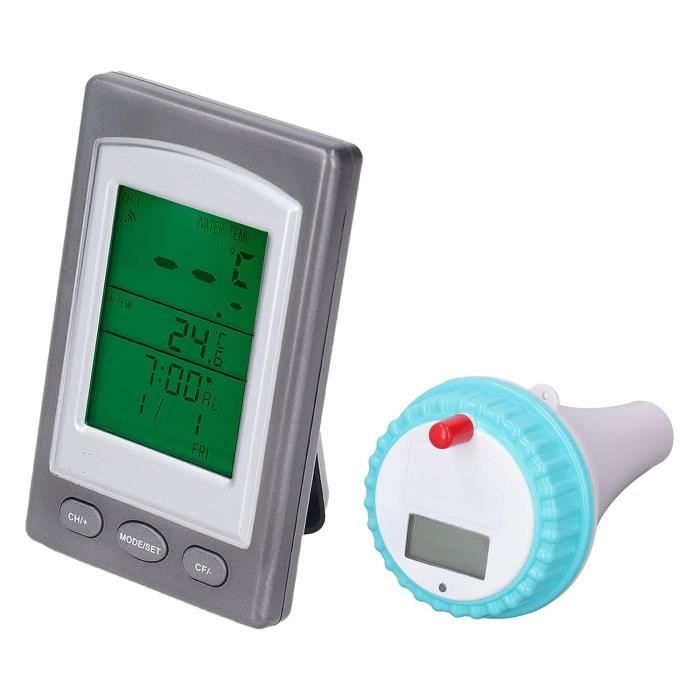 Thermomètre De Piscine Sans Fil, Thermomètre De Piscine Flottant Sans