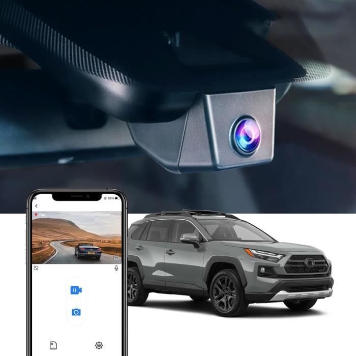 Dashcam 4K Convient Pour 2022 2023 2024 Toyota Rav4 Le Xle Limited Xse