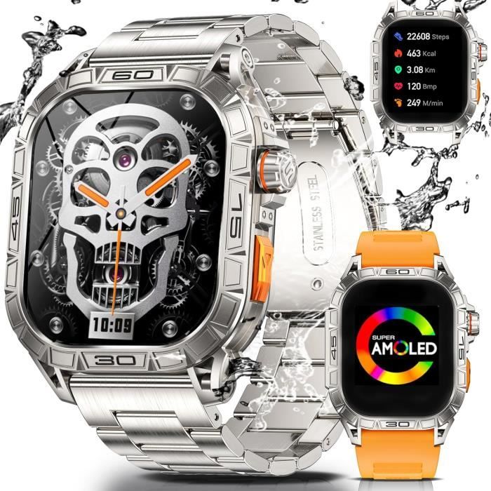 Montre Connectée Militaire 2025 - 5ATM, 1000mAh, Appels Bluetooth, 113 Sports, Pour Android/iOS - 7
