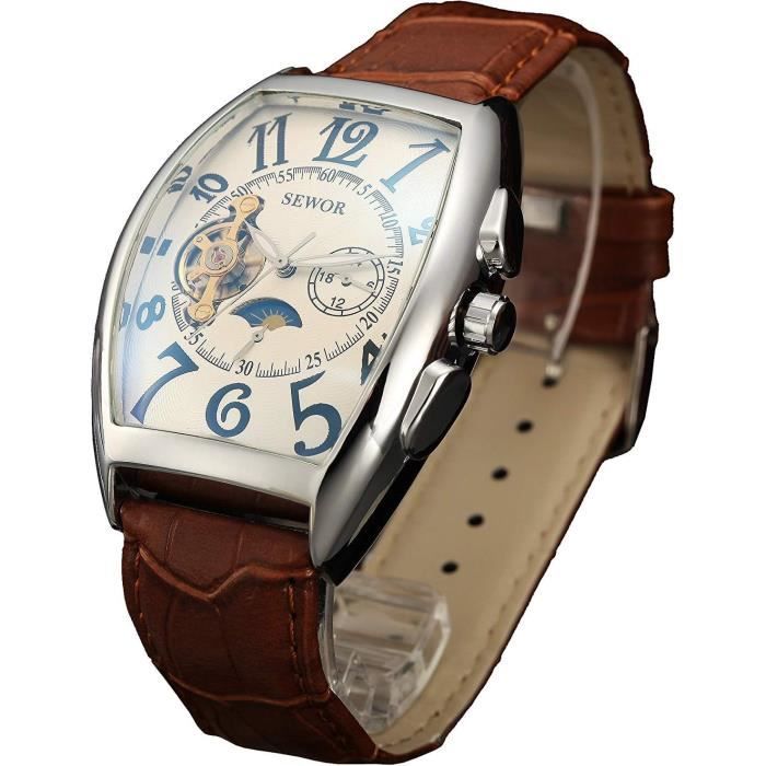 Montre FREDRIC Tourbillon Automatique – Élégance Mécanique Pour Homme