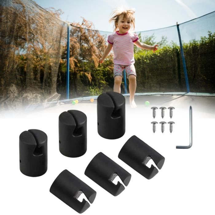 Capuchons Poteau Trampoline, 10 Pièces Trampoline Embout, Capuchons