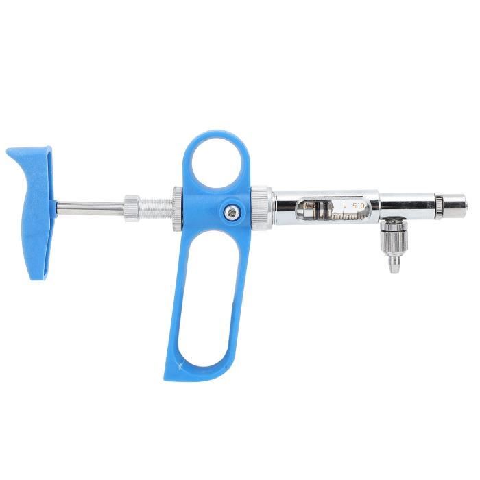 Meilleurs prix pour Vvikizy Seringue d'Injection pour Bétail Professionnelle - Ajustable - 2ml pour Vaches, Chèvres, Volailles avec 2 Aiguilles