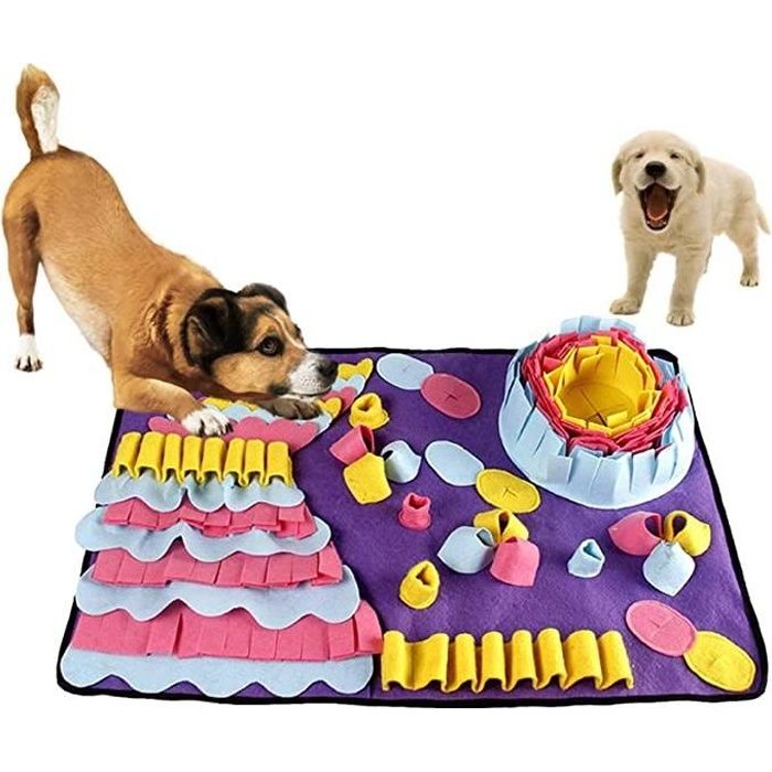 XJYDNCG Tapis de fouille Chien Grande Taille Tapis Snuffle Chiot Snuffle Mat Jouet Interactifs