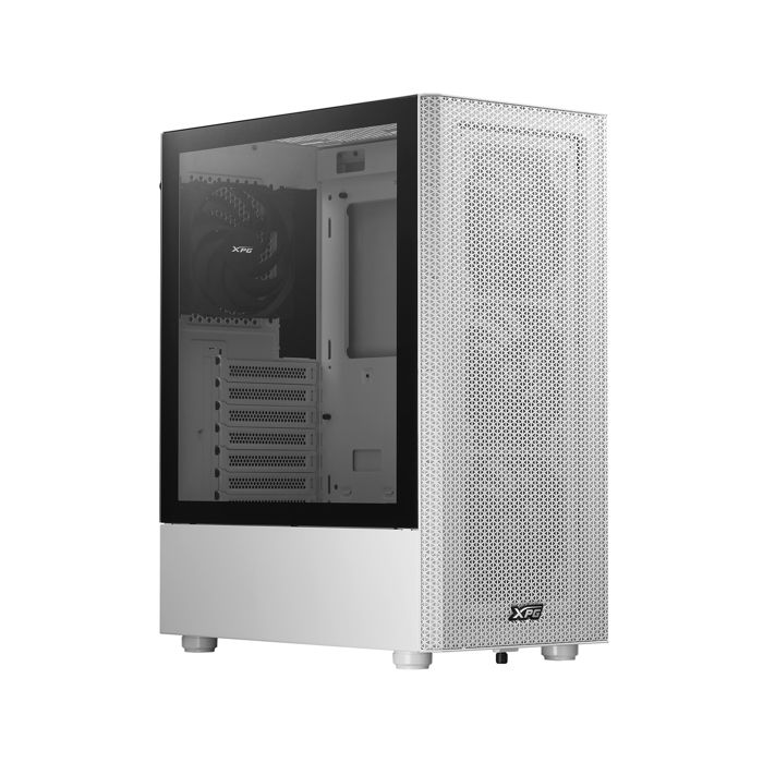 Boîtier Compact ATX Mid-Tower – XPG – Valor Mesh – Panneau Avant en Mesh – Verre Trempé – 4 Ventilateurs 120 mm