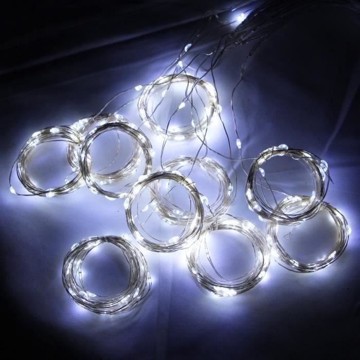 Guirlande Lumineuse Ramadan 3m - 120 LEDs étoiles & Lune - 8 Modes - Déco Fête Musulmane Mubarak