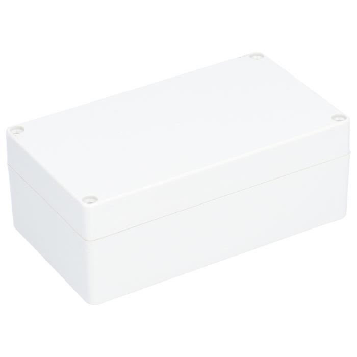 Boîtier De Jonction électrique Blanc 125x80x26mm - Parfait Pour Le Bricolage Et L'électricité