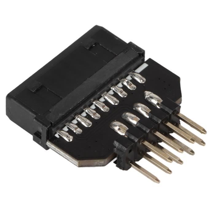 IHaospace Répartiteur USB 2.0 9broches Pour Carte Mère USB 1-2