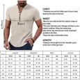 Chemises Casual Homme Chemise Col Mao Homme Cotten Lin Chemise Ete Homme Bouton Chemise Homme Manches Longues Poids LGer Chemise -1